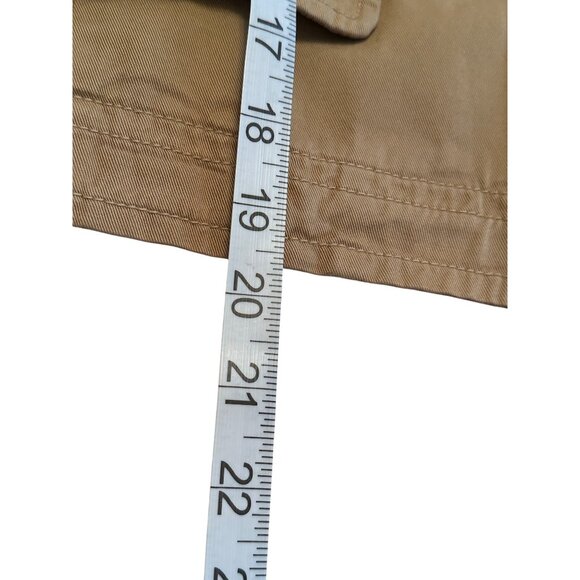 J Crew Chino Blazer Jacket Beige Button Front Flap Pockets 100% Cotton Classic 6 - Picture 9 of 11